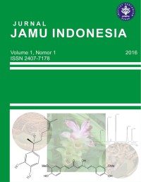 Image of JURNAL JAMU INDONESIA VOL 1, NO 1, 2016