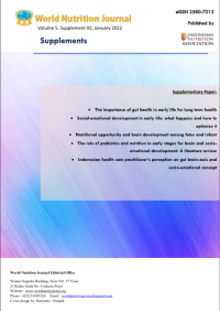 Image of JURNAL WORLD NUTRITION JOURNAL VOLUME 5, SUPPLEMENT 03, MAY 2022