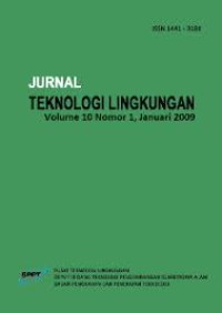 Image of JURNAL TEKNOLOGI LINGKUNGAN VOL 8, NO 1, JANUARI 2007