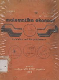 Kumpulan Soal dan Jawaban Matematika Ekonomi Bagian 1