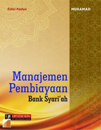 MANAJEMEN PEMBIAYAAN BANK SYARIAH