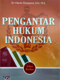 PENGANTAR HUKUM INDONESIA EDISI KEDUA