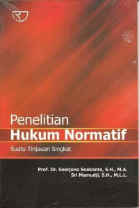 PENELITIAN HUKUM NORMATIF SUATU TINJAUAN SINGKAT