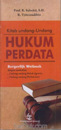 KITAB UNDANG-UNDANG HUKUM PERDATA