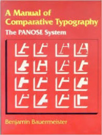 A MANUAL OF COMPARATIVE TYPOGRAPHY