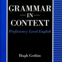 Grammer In Context Profeciency Level English