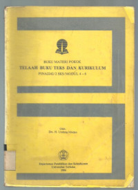 Buku Materi Pokok Telaah Buku Teks Dan Kurikulum