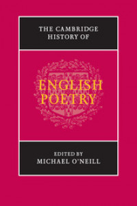 THE CAMBRIDGE HISTORY OF ENGLISH POETRY