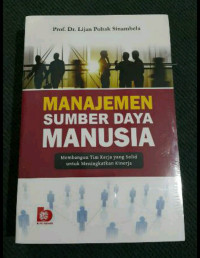 MANAJEMEN SUMBER DAYA MANUSIA: MEMBANGUN TIM KERJA YANG SOLID UNTUK MENINGKATKAN KINERJA