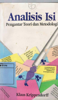 Analisis Isi Pengantar Teori dan Metodologi