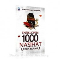 ENSIKLOPEDIA 1000 NASIHAT PARA ULAMA