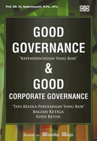 GOOD GOVERNANCE 