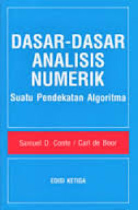 DASAR- DASAR ANALISIS NUMERIK: SUATU PENDEKATAN ALGORITMA