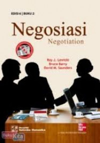 NEGOSIASI; NEGOTIATION; EDISI 6; BUKU 1