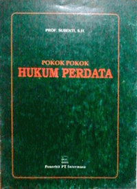 POKOK-POKOK HUKUM PERDATA