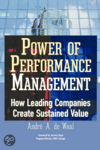 POWER OF PERFORMANCE MANAGEMENT