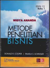 METODE PENELITIAN BISNIS EDISI 12 BUKU 1