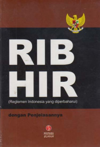 RIB HIR (REGLEMEN INDONESIA YANG DIPERBAHARUI)