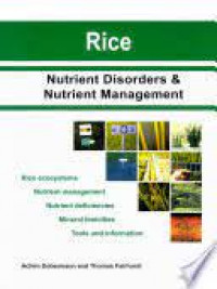 RICE : NUTRIENT DISORDERS & NUTRIENT MANAGEMENT