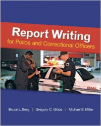 Image of Report Writing for Police and Correctional Officers