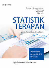 STATISTIK TERAPAN UNTUK PENELITIAN ILMU SOSIAL