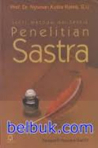 Image of Teori, Metode, dan Teknik Penelitian Sastra