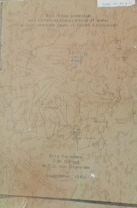 SOIL REDOX POTENTIAL AND CHEMICAL COMPOSITION OF WATER IN ACID SULPHATE SOILS OF SOUTH KALIMANTAN