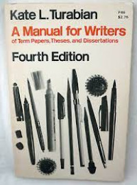 Image of A MANUAL FOR WRITERS FOURT EDITION