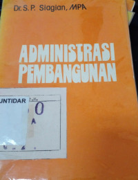 ADMINISTRASI PEMBANGUNAN