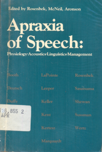 APRAXIA OF SPEECH