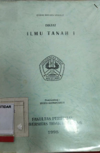 BAHAN BACAAN SINGKAT DIKTAT ILMU TANAH I