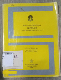 Buku Materi Pokok Menulis I PINA4436/3SKS/Modul 1-5