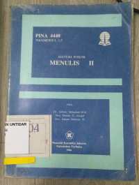 Buku Materi Pokok Menulis II