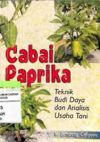 CABAI PAPRIKA TEKNIK BUDI DAYA DAN ANALISIS USAHA TANI