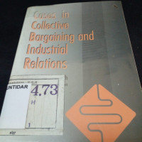 Image of CASES IN COLLECTIVE BARGAINING AND INDUSTRIAL RELATIONS