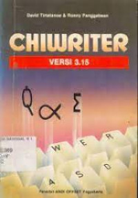 Chiwriter VERSI 3.15