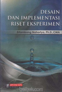 Image of DESAIN DAN IMPLEMENTASI RISET EKSPERIMEN
