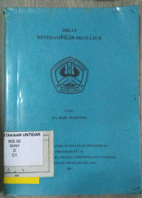 DIKAT KETERAMPILAN MENULIS II