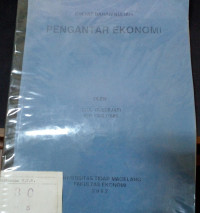 Diktat Bahan Kuliah Pengantar Ekonomi