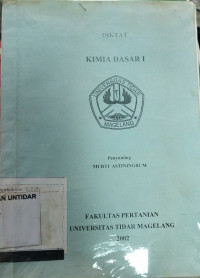 Image of DIKTAT KIMIA DASAR 1