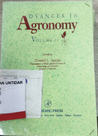 ADVANCES IN AGRONOMY VOLUME 60