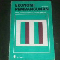 Image of EKONOMI PEMBANGUNAN EDISI KEEMPAT 2