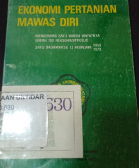 Image of Ekonomi Pertanian Mawas Diri