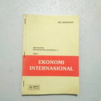 Ekonomi Internasional Edisi Pertama