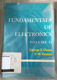 Fundamentals of Electronics Volume II