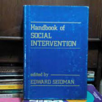 HANDBOOK OF SOCIAL INTERVENTION