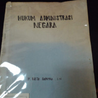 Image of HUKUM ADMINISTRASI NEGARA