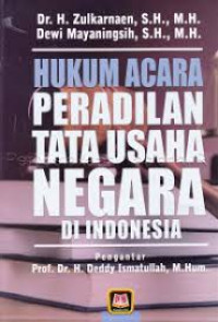 Image of HUKUM ACARA PERADILAN TATA USAHA NEGARA DI INDONESIA
