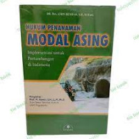 HUKUM PENANAMAN MODAL ASING