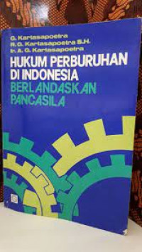 HUKUM Perburuhan di indonesia berlandaskan pancasila